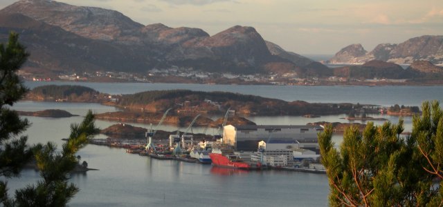 Verftshovdingen takka den sunnmørske bonden for innsatsen i oppbygginga av landets mest solide industrisamfunn